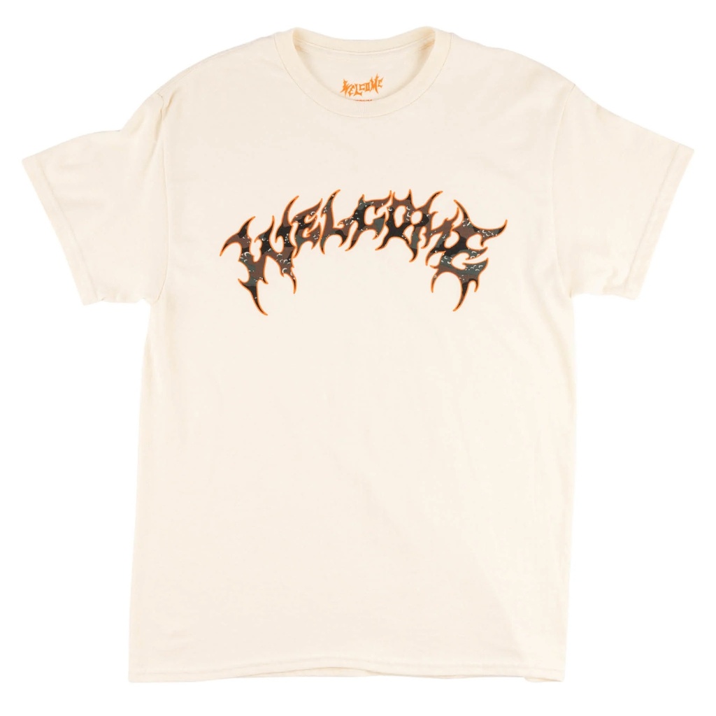 T-SHIRT WELCOME BARB FILL - BONE/CAMO