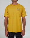 SALTY CREW BRUCE SHORT SLEEVE TEE - MUSTARD