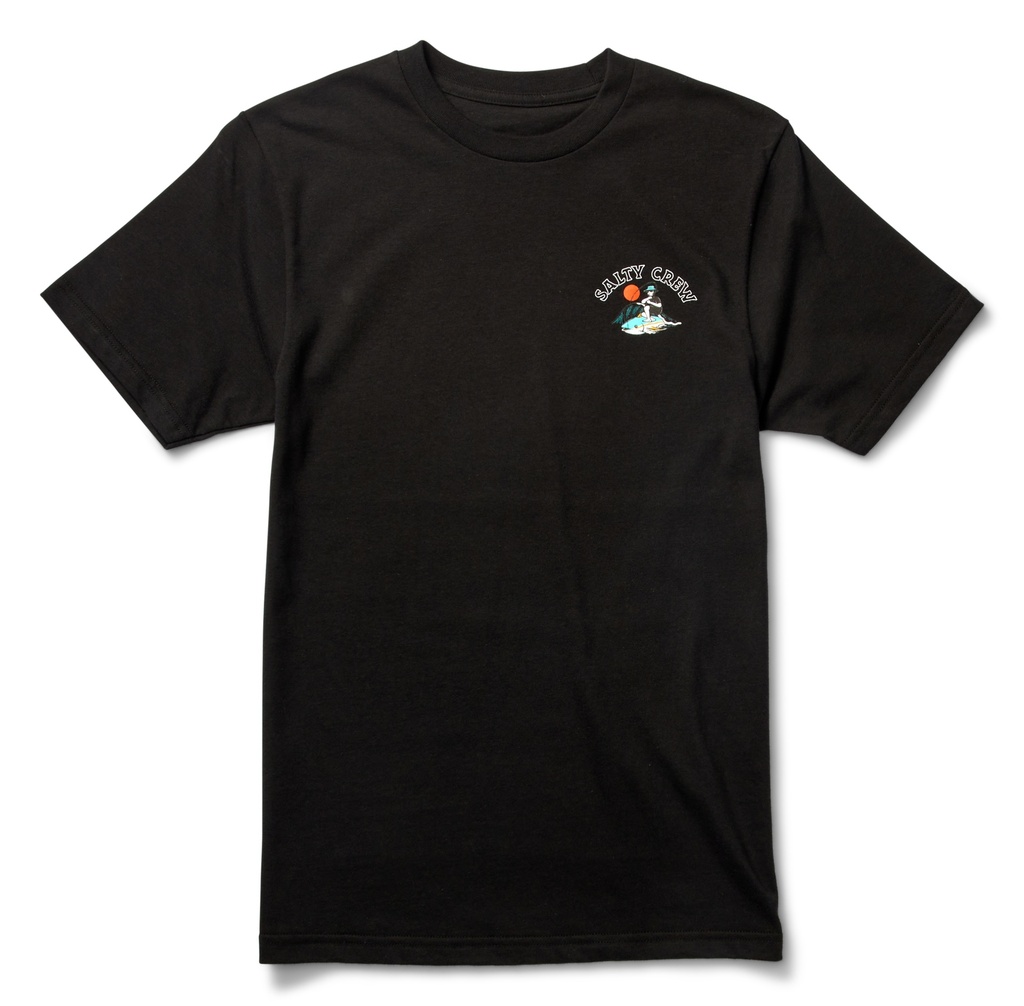 T-SHIRT SALTY CREW JUNIOR CATCH OF THE DAY SHORT SLEEVE TEE - NOIR