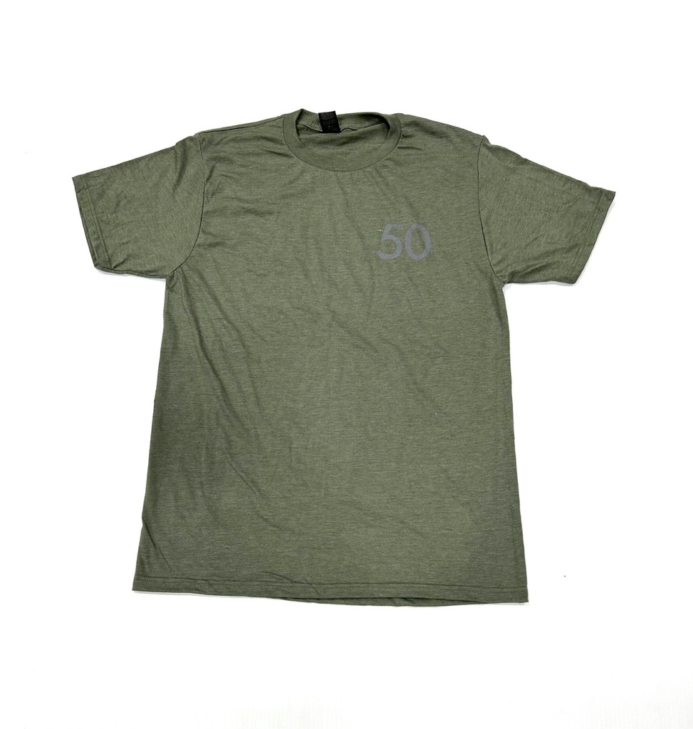 T-Shirt 5-0 Basic - Olive Heather