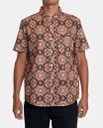 CHEMISE RVCA RVGAZI SHORT SLEEVE - SUNSET