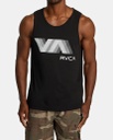 CAMISOLE RVCA BLUR TANK TOP - NOIR