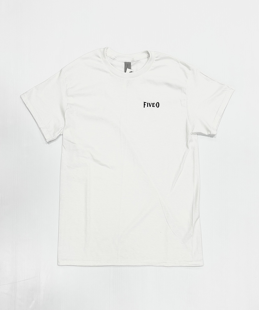 T-Shirt 5-0 Arch - Blanc