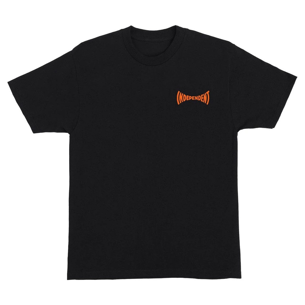 T-SHIRT INDEPENDENT SPANNING CHEST - NOIR