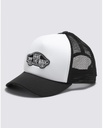 Casquette VanS Classic Patch Curved Bill Trucker Hat - Noir/Blanc