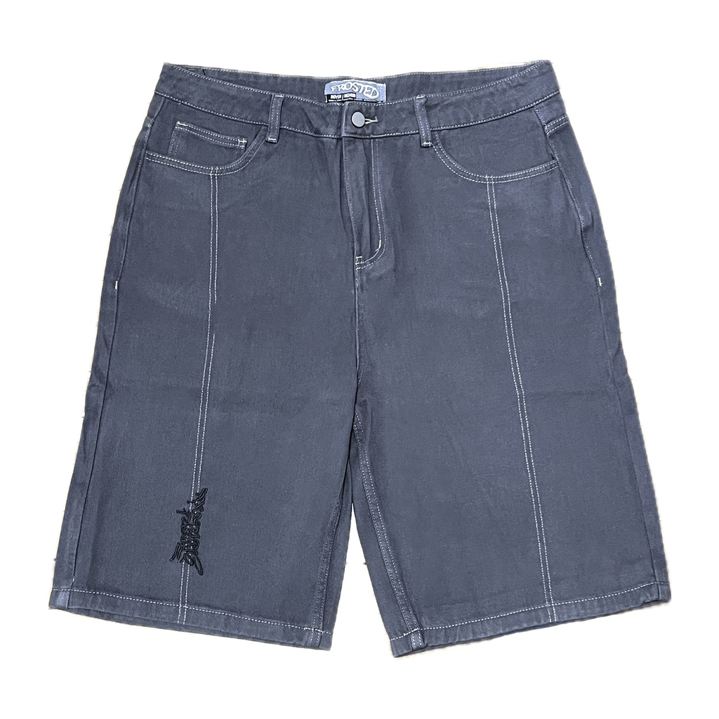 SHORT FROSTED CLUB JORTS  - NAVY