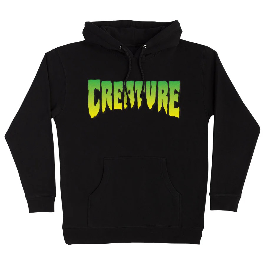CREATURE HOOD CREATURE LOGO - BLACK