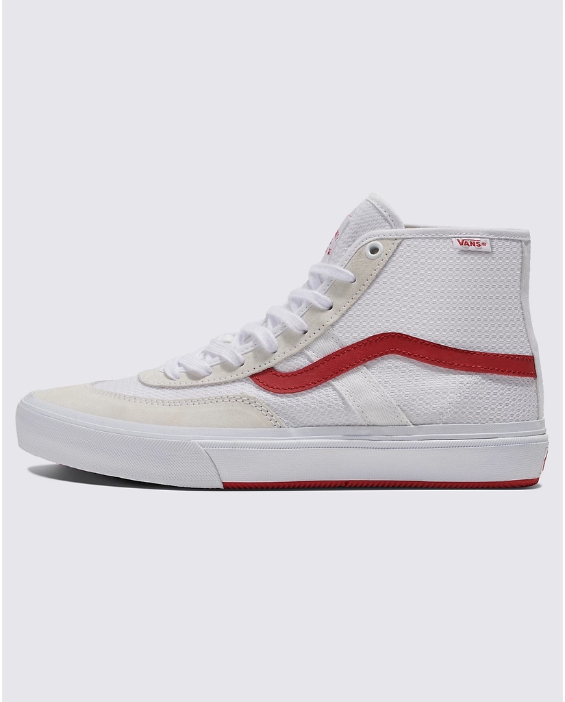 SOULIER VANS GILBERT CROCKETT HIGH - WHITE/RED