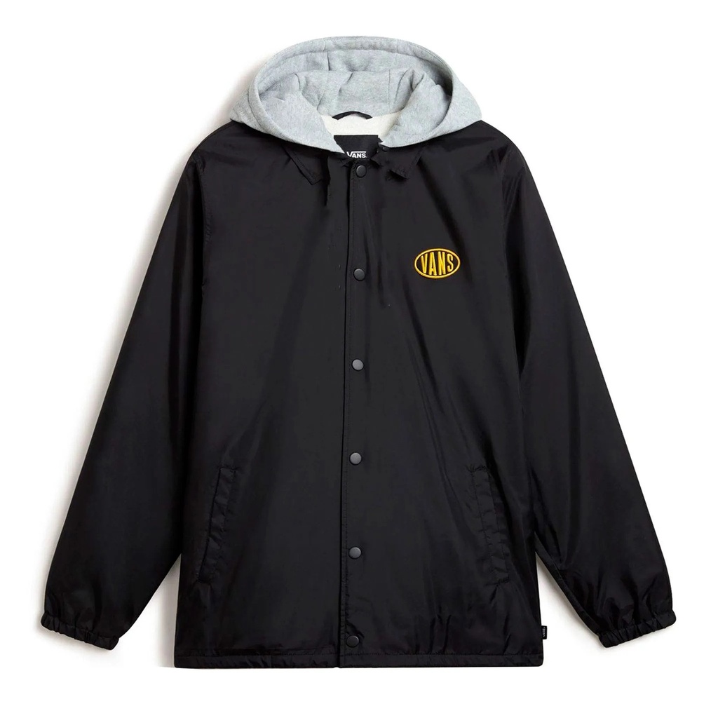 VANS BOYS RILEY II COACH  JACKET - BLACK