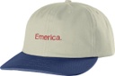 EMERICA PURE GOLD DAD HAT - TAN/NAVY
