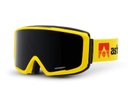 GOGGLE ASHBURY ARROW - SUPER8 (DARK SMOKE LENS/YELLOW SPARE)			