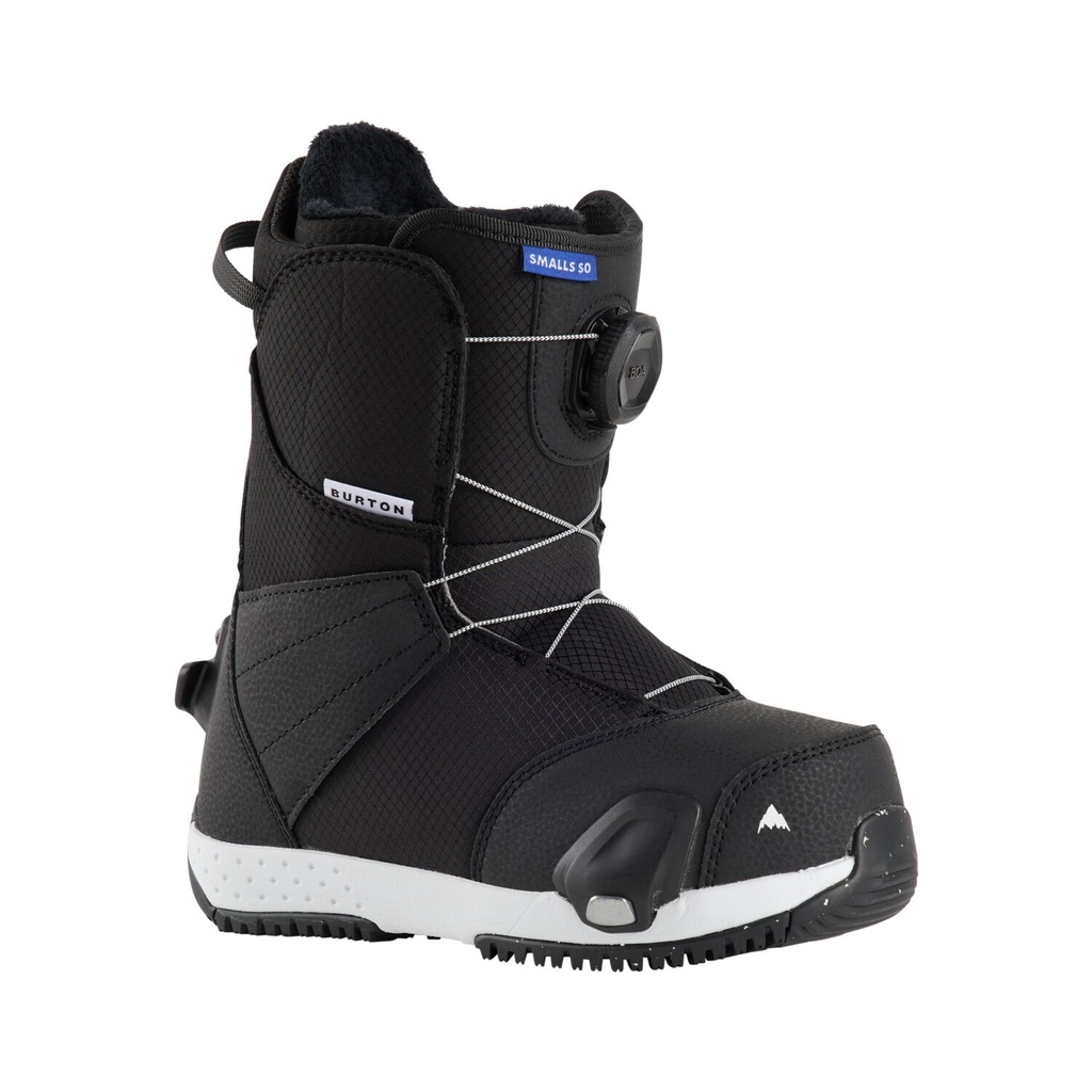 KIDS' BURTON SMALLS STEP ON SNOWBOARD BOOTS - BLACK