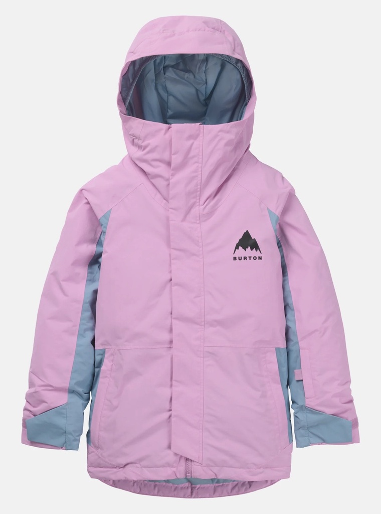 BURTON KIDS SKIMMER 2L JACKET - ORCHID PURPLE/DUSTY BLUE