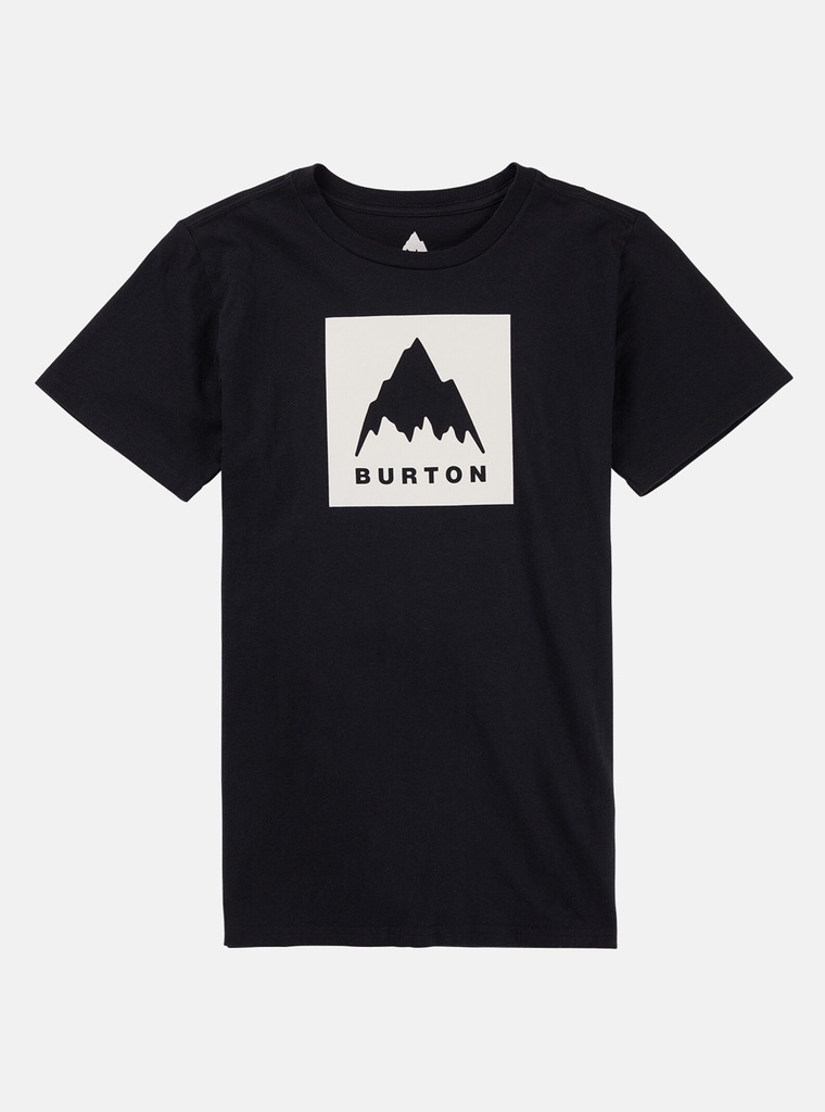 BURTON KIDS HIGH MOUNTAIN SHORT SLEEVE TEE - TRUE BLACK
