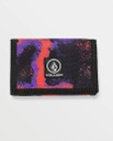 VOLCOM BOX STONE WALLET - BRIGHT RED