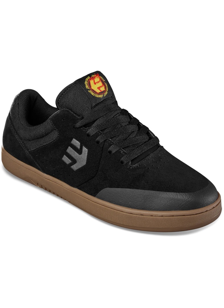 ETNIES SKATE SHOES MARANA X SANTA CRUZ - BLACK/GUM
