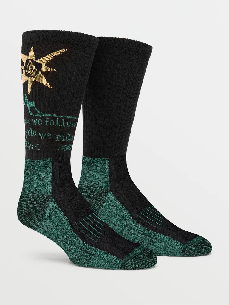 VOLCOM SOCKS TT B IGUCHI - STEALTH