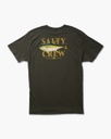 SALTY CREW YELLOWFIN CLASSIC SHORT SLEEVE TEE - CHARCOAL