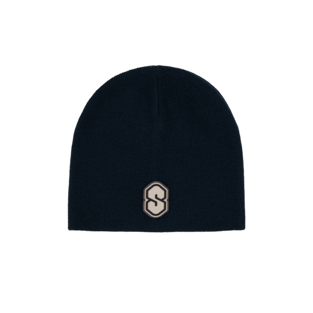 SOUVENIR SLOUCH BEANIE - BLACK