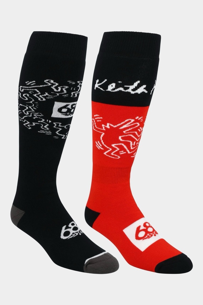 686 SNOW SOCK KEITH HARING 2PK