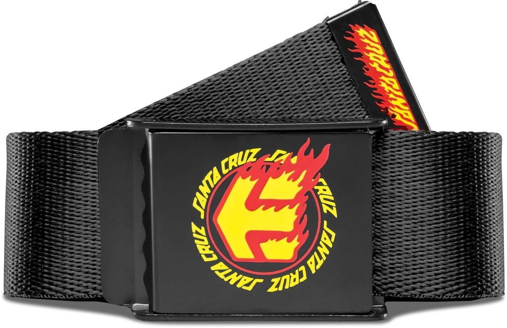 CEINTURE ETNIES X SANTA CRUZ FLAME - NOIR