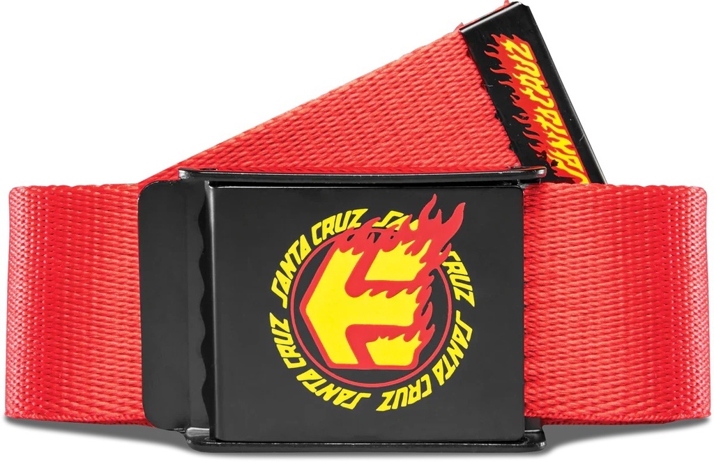 ETNIES X SANTA CRUZ FLAME BELT - RED