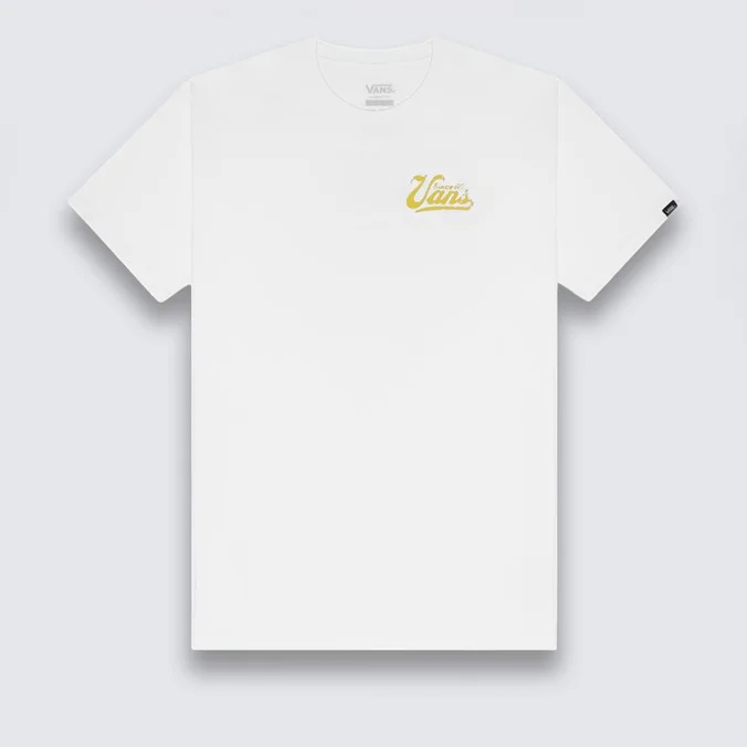 VANS WAFFLES SHORT SLEEVE TEE - WHITE