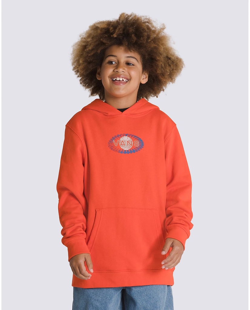 VANS PULL OVER OPWAY HOODIE BOYS - FIESTA
