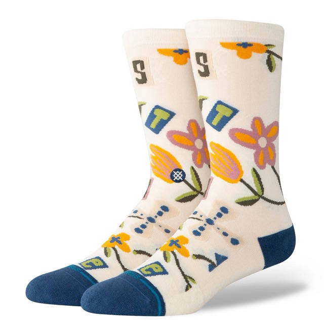 STANCE SOCKS HARVEST CREW SOCKS - CANVAS