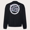 OAKLEY CREWNECK MTL RINGED B1B SWEATHSHIRT - BLACKOUT