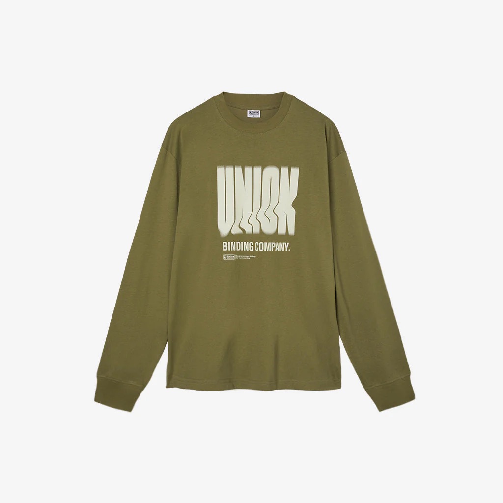 LONG SLEEVE T-SHIRT UNION - OLIVE