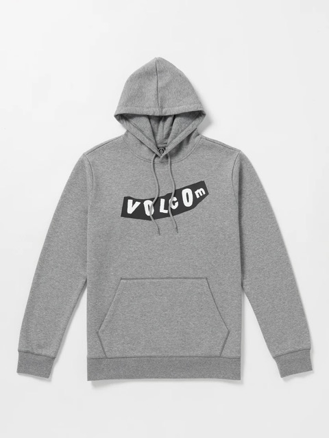 VOLCOM CLASSICS PULL OVER HOODIE - HEATHER GREY