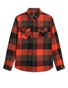 VANS BOX FLANNEL CLASSIC WOVEN - BLACK/FIESTA