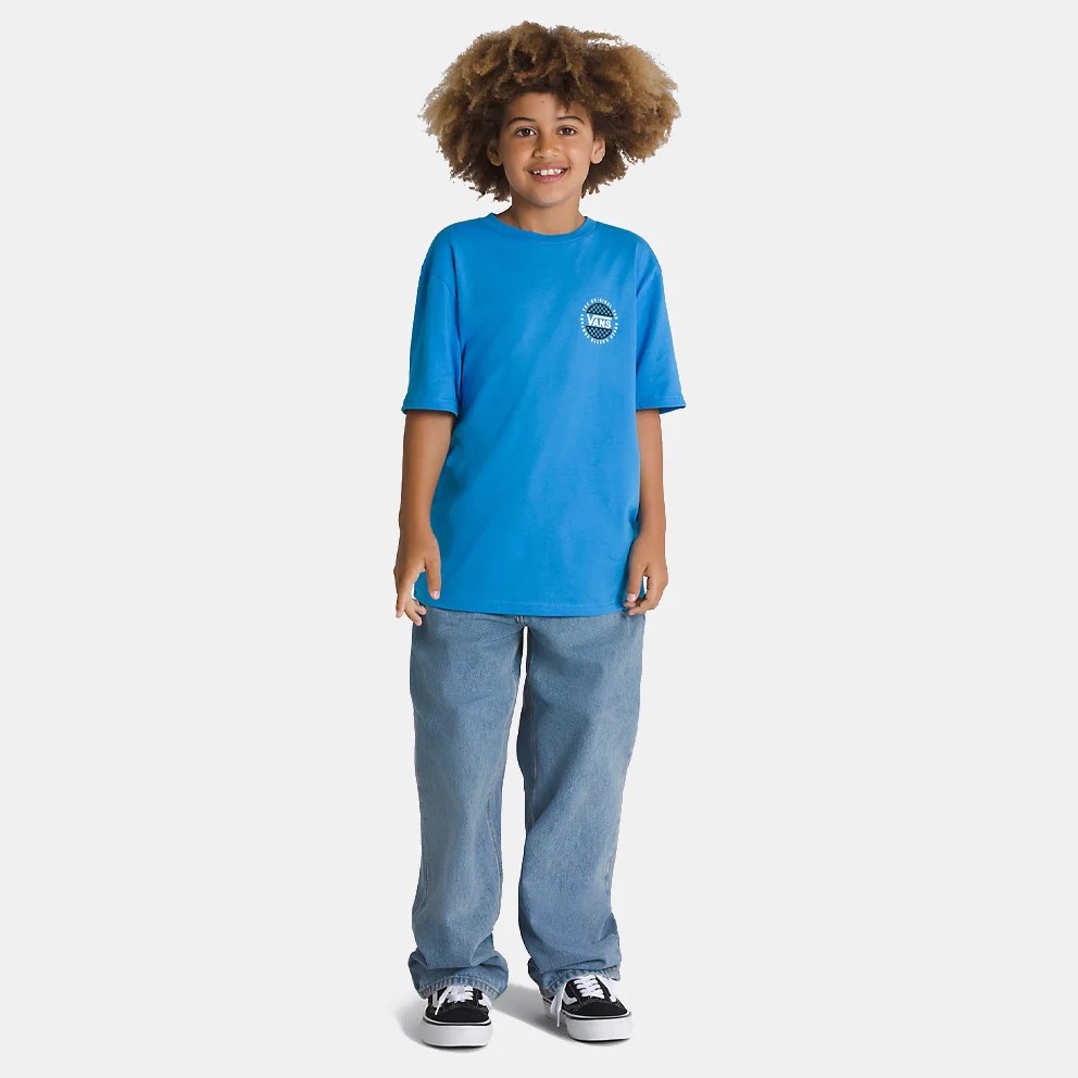 T-SHIRT VANS JUNIOR RUBBER CO - BLEU