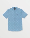 CHEMISE VOLCOM TELASTONE  SHORT SLEEVE - BLUE RINSE