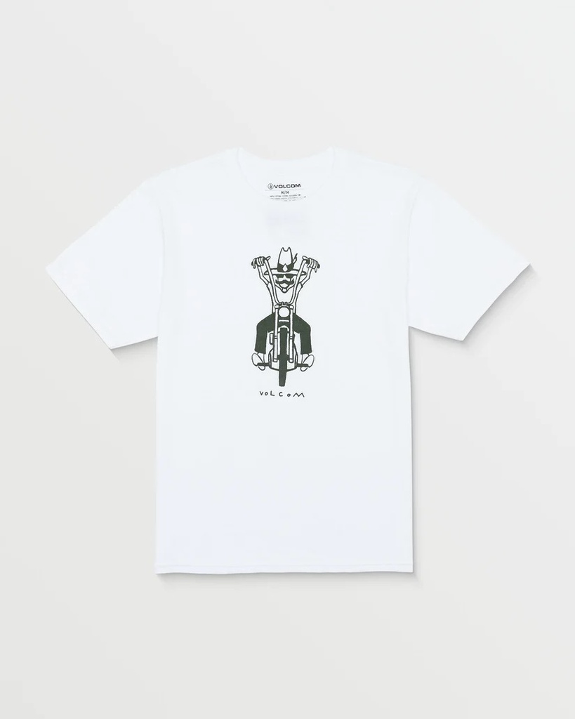 T-SHIRT VOLCOM STONE DRIFTER SHORT SLEEVE - BLANC