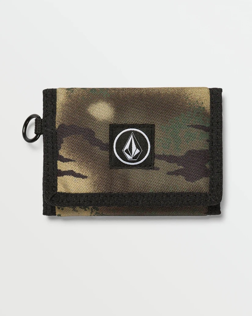 VOLCOM BOX STONE WALLET - DARK KHAKI