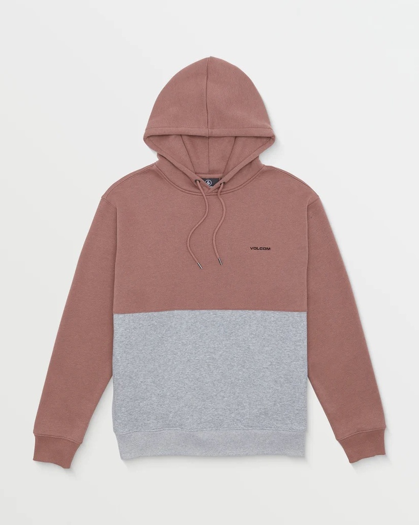 VOLCOM DIVIDED PULL OVER HOODIE - NUTMEG
