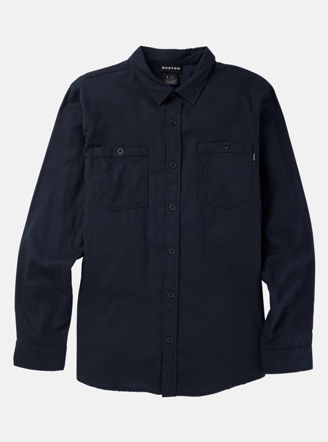 CHEMISE BURTON FAVORITE LONG SLEEVE FLANNEL - TRUE BLACK