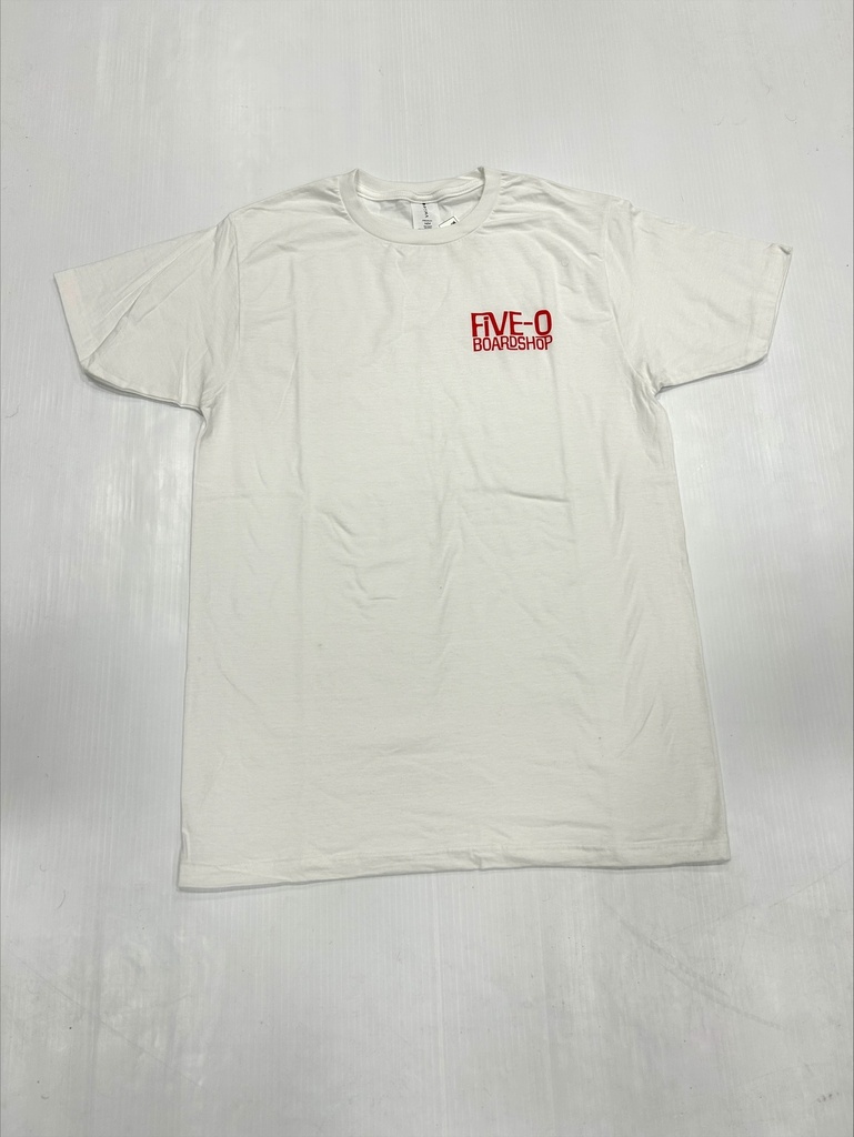 T-Shirt 5-0 Max - Blanc