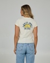 SALTY CREW BAJA FRESH MODERN TEE FOR WOMEN - OFF WHITE