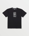 VOLCOM DENTAL SHORT SLEEVE TEE - BLACK