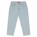 LOVIAH 5 POCKET DENIM PANTS - WHITE BLUE WASH 