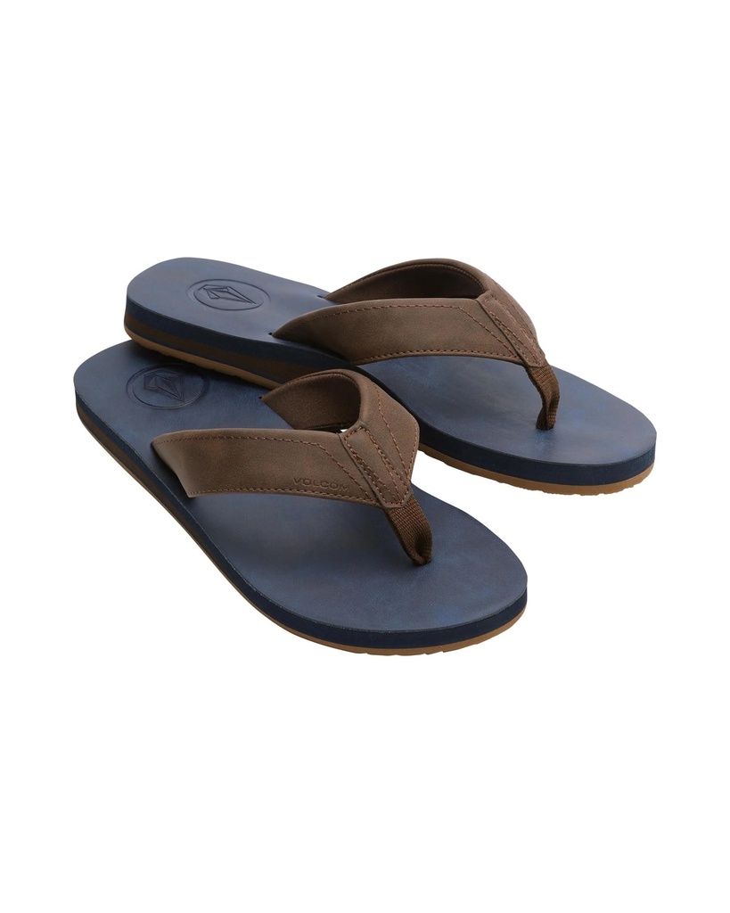 VOLCOM VICTOR LX SANDALS -  NAVY COMBO