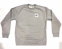 Hoody Crewneck 5-0 Square V2 - Grey heather 