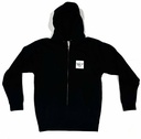 Hoody Zip 5-0 Square V2 - Black