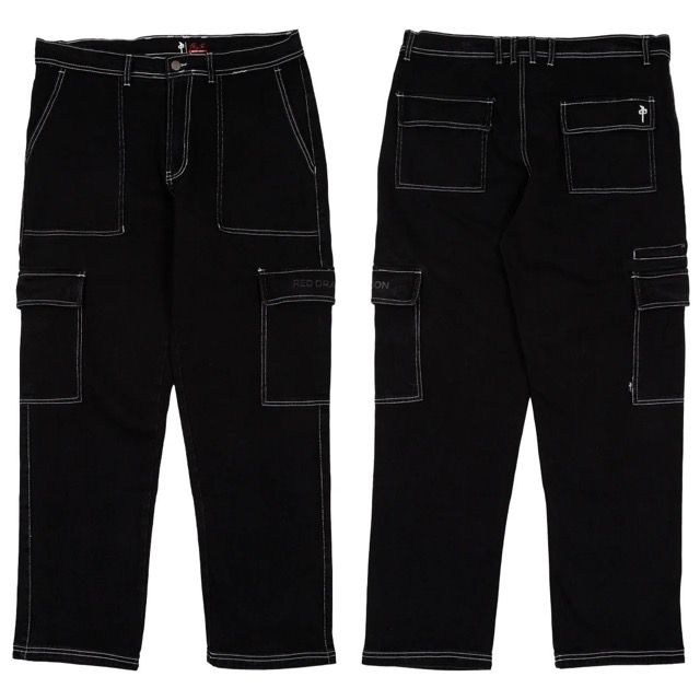 RDS JEAN CARGO MICKY PANT -  BLACK 