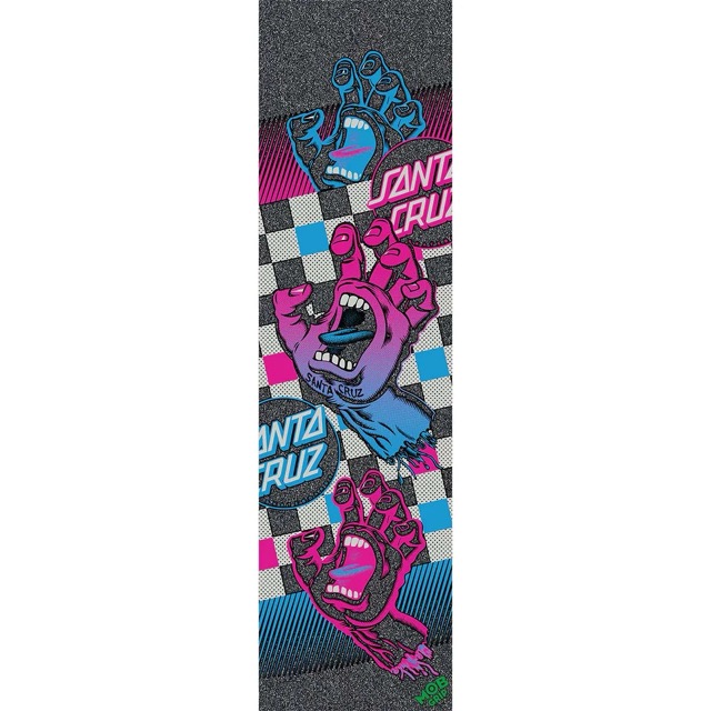 GRIP TAPE MOB X SANTA CRUZ CHECK TRAP HAND