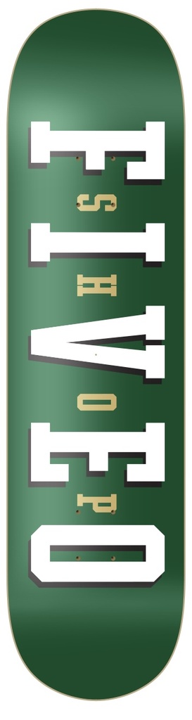 Deck 5-0 Varsity Green - 8.25