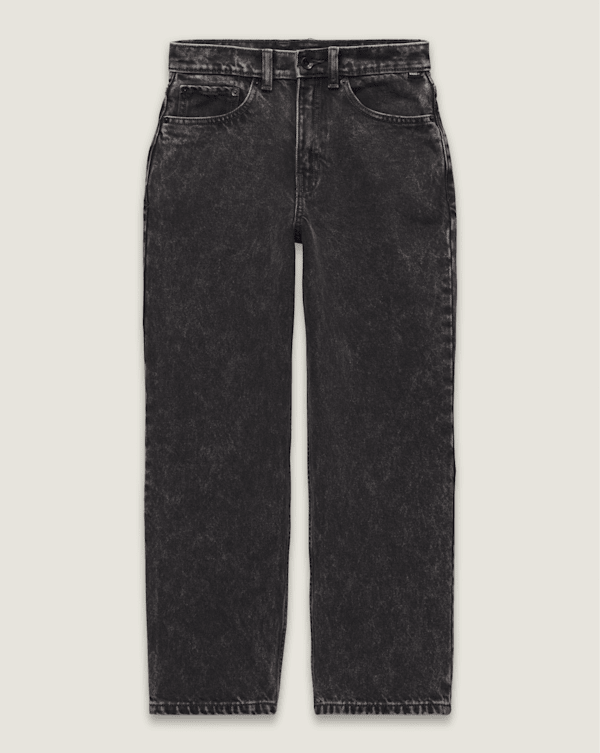 PANTALON VANS JUNIOR CHECK-5 BAGGY DENIM - STONEWASH BLACK